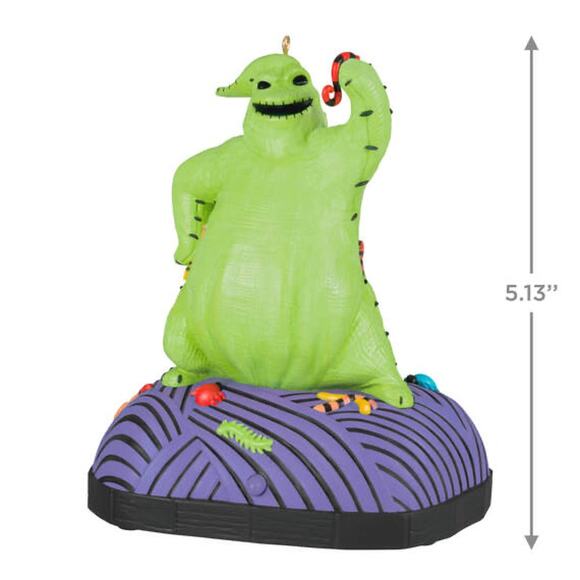 Hallmark Keepsake 2024 Nightmare Before Christmas Oogie Boogie Motion Ornament - Picture 4 of 11
